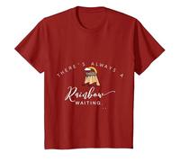 There is Always a Rainbow Waiting Noah's Ark T-Shirt T-Shirt, Youth, Cranberry Red, 2T