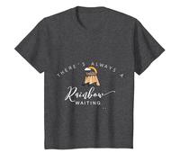 There is Always a Rainbow Waiting Noah's Ark T-Shirt T-Shirt, Youth, Dark Heather Grey, 2T