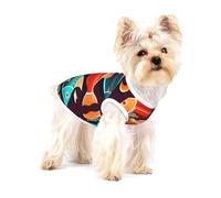 There is another fish in the fish Small Pet Cotton Vest L Full Print Dog Cat Soft Breathable Elastic Apparel Daily Party Outfit