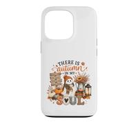 There Is Autumn In My Soul Cute Ghost Pumpkin Case for iPhone 13 Pro