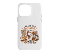 There Is Autumn In My Soul Cute Ghost Pumpkin Case for iPhone 14 Pro Max