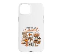 There Is Autumn In My Soul Cute Ghost Pumpkin Case for iPhone 15 Plus