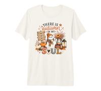 There is Autumn in My Soul Cute Ghost Pumpkin Premium T-Shirt