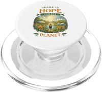 There Is Hope For The Planet Solarpunk Earth Day Green Life PopSockets PopGrip for MagSafe