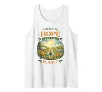 There is Hope for The Planet Solarpunk Earth Day Green Life Tank Top