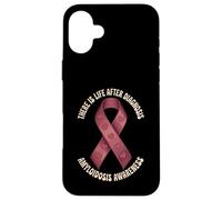 There Is Life After Diagnosis Amyloidosis Awareness Case for iPhone 16 Plus