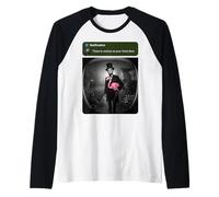 There is Motion At Your Front Door Abraham Lincoln Flamingo Raglan Baseball Tee