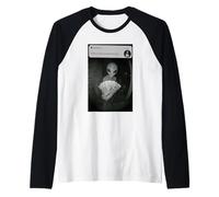 There is Motion At Your Front Door Alien Raglan Baseball Tee