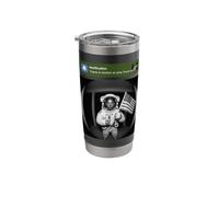 There is Motion At Your Front Door Astronaut Stainless Steel Insulated Tumbler