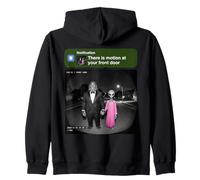 There is Motion At Your Front Door Bigfoot Alien Zip Hoodie