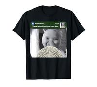 There is Motion At Your Front Door Funny Ai Baby Meme T-Shirt