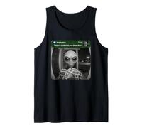 There is Motion At Your Front Door Funny Alien Taco Meme Tank Top