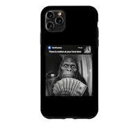 There is Motion at Your Front Door Funny Bigfoot Money Meme Case for iPhone 11 Pro Max