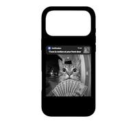 There is Motion at Your Front Door Funny Cat Money Meme Case for iPhone 17 Pro Max