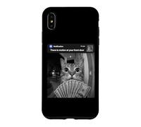 There is Motion at Your Front Door Funny Cat Money Meme Case for iPhone XS Max