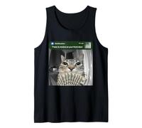 There is Motion at Your Front Door Funny Cat Motion Meme Tank Top