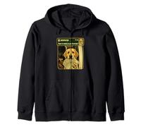 There is Motion at Your Front Door Funny Dog Meme Zip Hoodie
