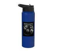 There is Motion At Your Front Door Funny Dog Motion Meme Stainless Steel Insulated Water Bottle
