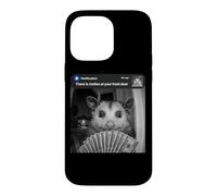 There is Motion at Your Front Door Funny Possum Money Meme Case for iPhone 14 Pro Max