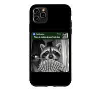 There is Motion at Your Front Door Funny Raccoon Money Meme Case for iPhone 11 Pro Max