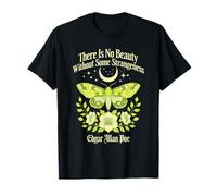 There is No Beauty Without Some Strangeness Moonlit Moth T-Shirt