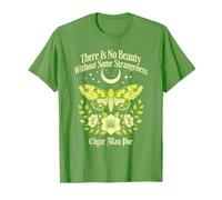There is No Beauty Without Some Strangeness Moonlit Moth T-Shirt