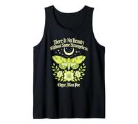 There is No Beauty Without Some Strangeness Moonlit Moth Tank Top