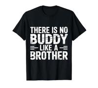 There is No Buddy Like A Brother Sibling Bond Love |- Value Graphic T-Shirt, Men, Black, S