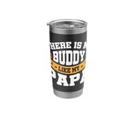There is No Buddy Like My Papa Stainless Steel Insulated Tumbler