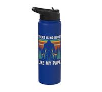 There is No Buddy Like My Papa Stainless Steel Insulated Water Bottle