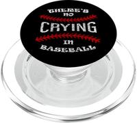 There Is No Crying In Baseball - Funny Sports PopSockets PopGrip for MagSafe