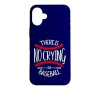 There is No Crying in Baseball Women In My Baseball Mom Era Case for iPhone 16 Plus
