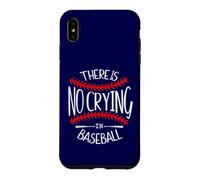 There is No Crying in Baseball Women In My Baseball Mom Era Case for iPhone XS Max