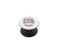 There is No Crying in Baseball Women In My Baseball Mom Era PopSockets Adhesive PopGrip