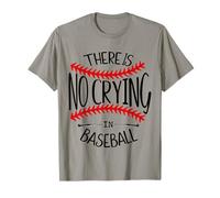There is No Crying in Baseball Women in My Baseball Mom Era T-Shirt