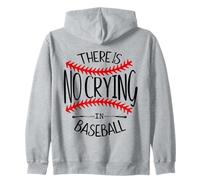 There is No Crying in Baseball Women In My Baseball Mom Era Zip Hoodie
