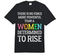There is No Force More Powerful Than A Women Determined Rise Comfort Colors Adult Heavyweight T-Shirt