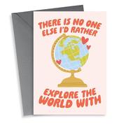 There Is No One Else I'd Rather Explore The World With - Travel Love Card