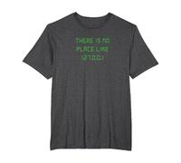 There is no Place Like 127.0.0.1 Geeky Programmer T-Shirt, Men's Big and Tall, Dark Heather Grey, 5X Tall