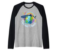 There is No Planet B Earth Save Our Planet Climate Change Raglan Baseball Tee