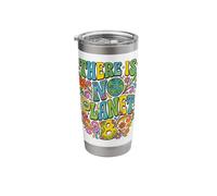 There is No Planet B Retro Boho 70s Groovy Earth Day Stainless Steel Insulated Tumbler
