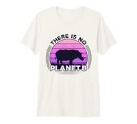 There is No Planet B Save The Rhino Earth Day Premium T-Shirt