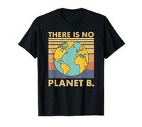 There is No PlanetsB Earth Day Retro Environmental Awareness T-Shirt