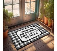 There Is No Reason For You To Be Here Bathroom Mat, Bath Cute Front Door