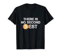 There is No Second Best Bitcoin Tee - Bitcoin Maxi T-Shirt, Men, Black, Medium