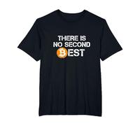 There is No Second Best Bitcoin Tee - Bitcoin Maxi T-Shirt, Men's Big and Tall, Black, 4X Tall
