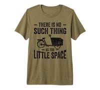 There is No Such Thing As Too Little Space Cargo Cargobike Premium T-Shirt