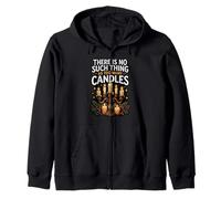 There Is No Such Thing As Too Many Candles Zip Hoodie