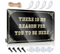 There Is No With Room Rules Metal Sign Western Rock Decor Shut The Gate