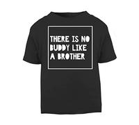 There is Nobody Like a Brother Sibling Statement [BBY5] Short Sleeve Cotton Toddler t Shirt, 1-2 Years, Black